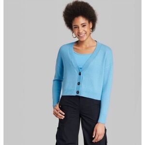 Target Wild Fable slouchy button front cardigan sweater XS NWT